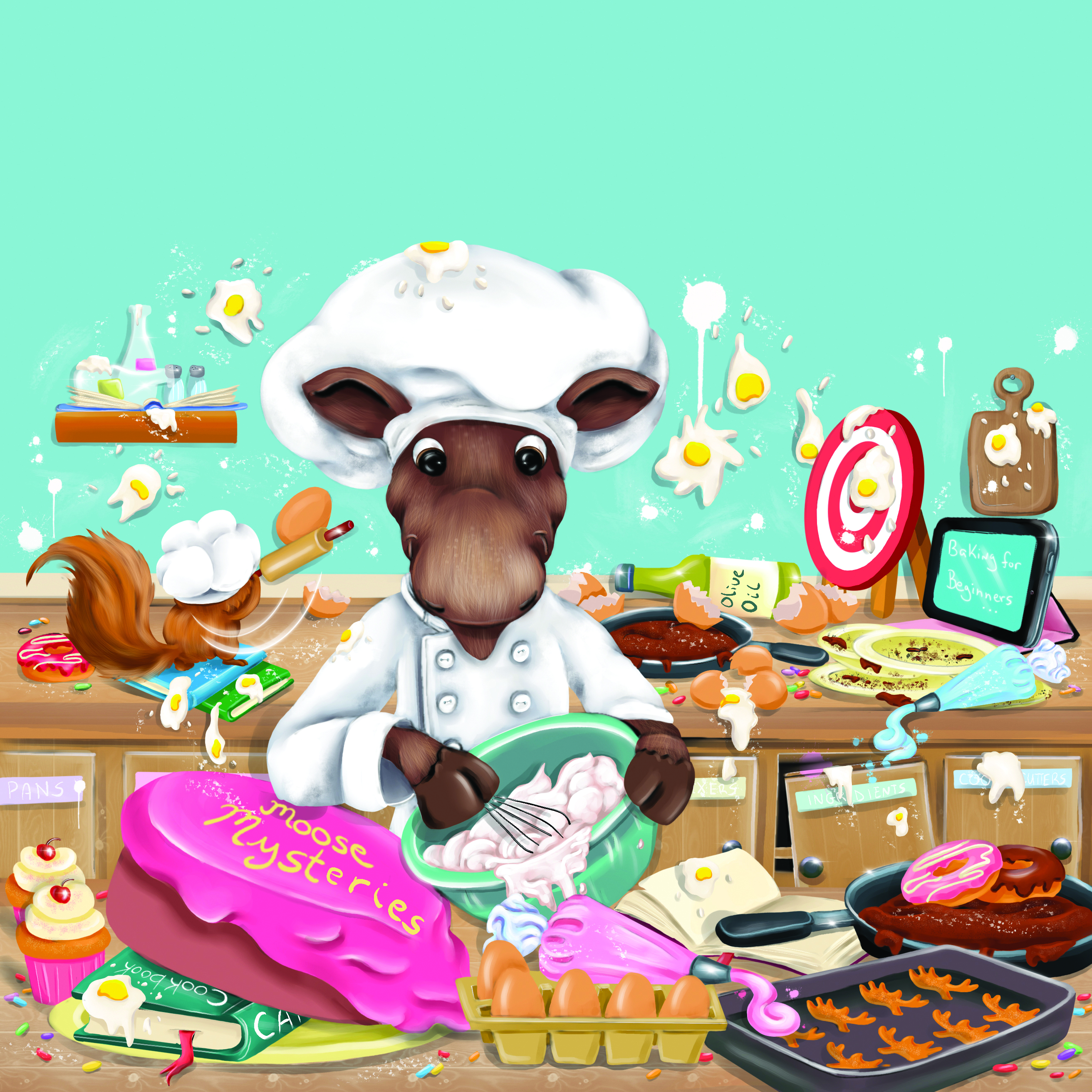 Bruce and the Trouble with Antlers — illustration